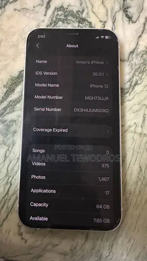 Apple iPhone 12 64 GB White