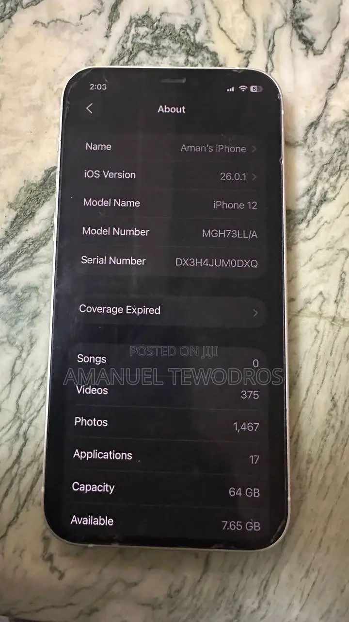 Apple iPhone 12 64 GB White