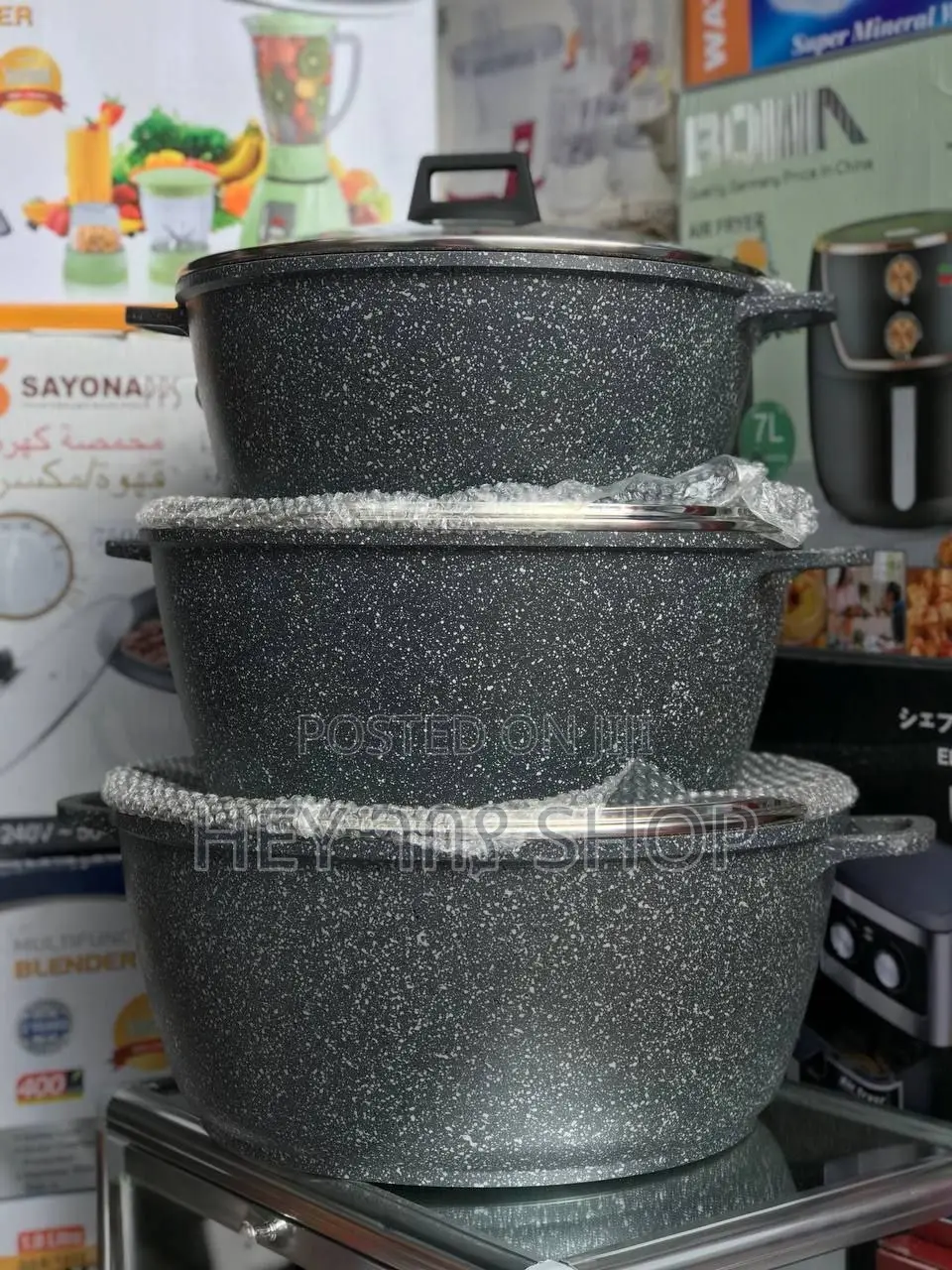 Mom Coc Big Size Three Pices Cookware 36cm40cm44cm