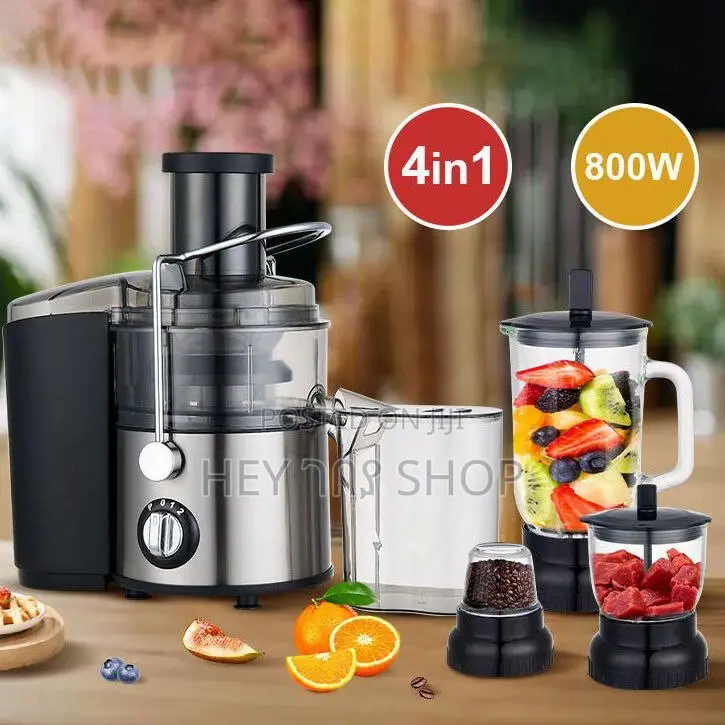 Sokany 4 In 1 Multifunctional Food Processor /ልጣጭ ለብቻ እያወጣ የሚጨምቅ