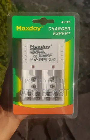 Maxday a-612 Universal Battery Charger for Rechargeable