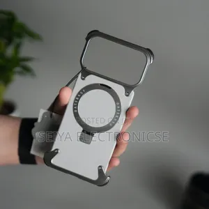 iPhones 17pro Max Pure Leather Freamlass Metal Cover