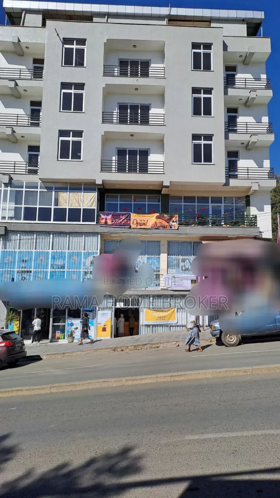 1.5 ሚ ወርሀዊ ገቢ ያለው B+g+5 ህንፃ ሽያጭ ኮተቤ አካባቢ አስፓልት ዳር