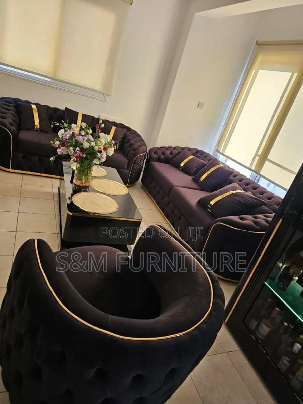 Restful Sofa Set for Ultimate Comfort. ሶፋ