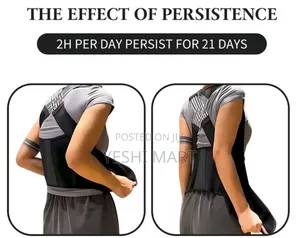 Unisex Posture Corrector, Upper And Lower Back Support Brace, Adjustab
