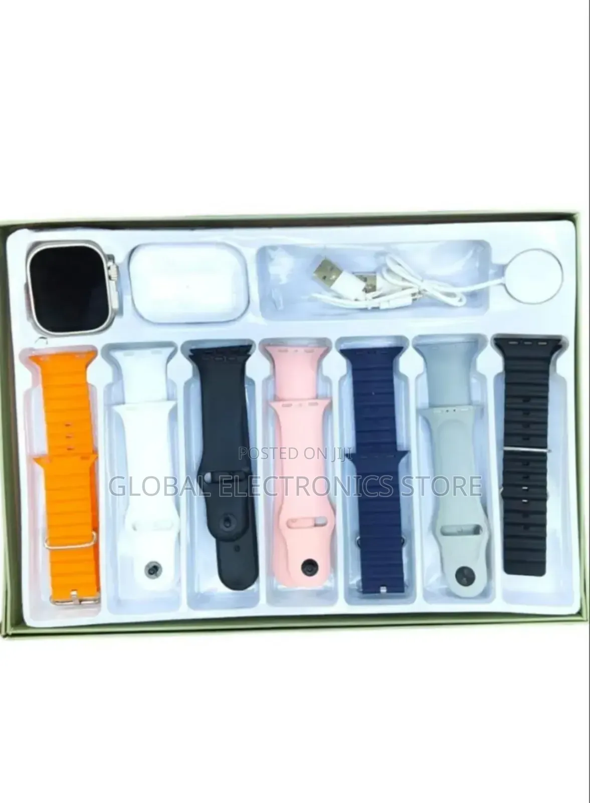 Smart Watch 10 In 1 49mm Touch Durable Rechargeable Watch + Earphones