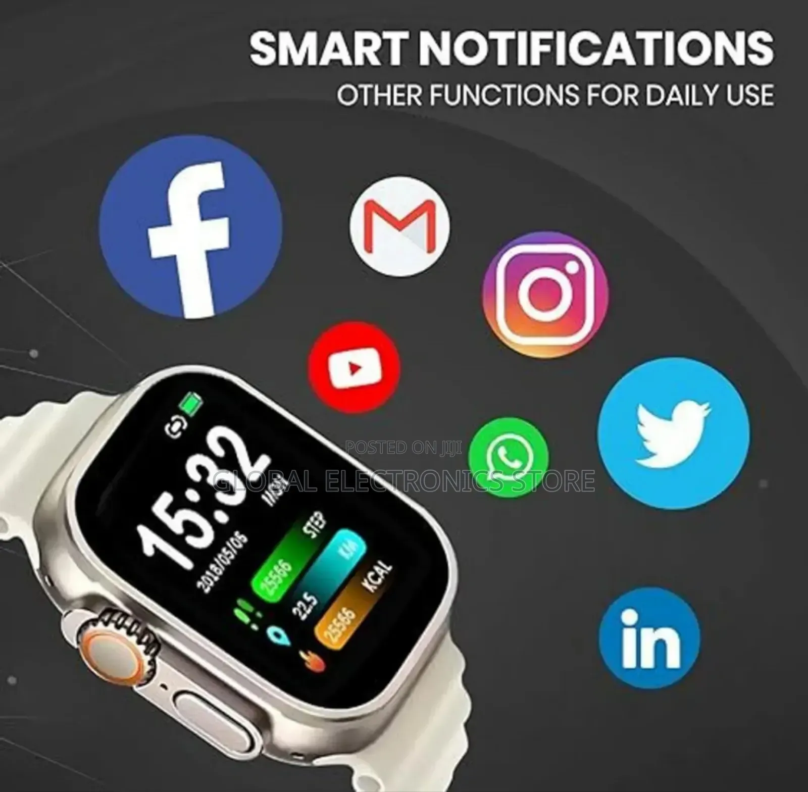 Hw12 Plus Smartwatch 1.75" – With Free Airpods (7+1 Combo)