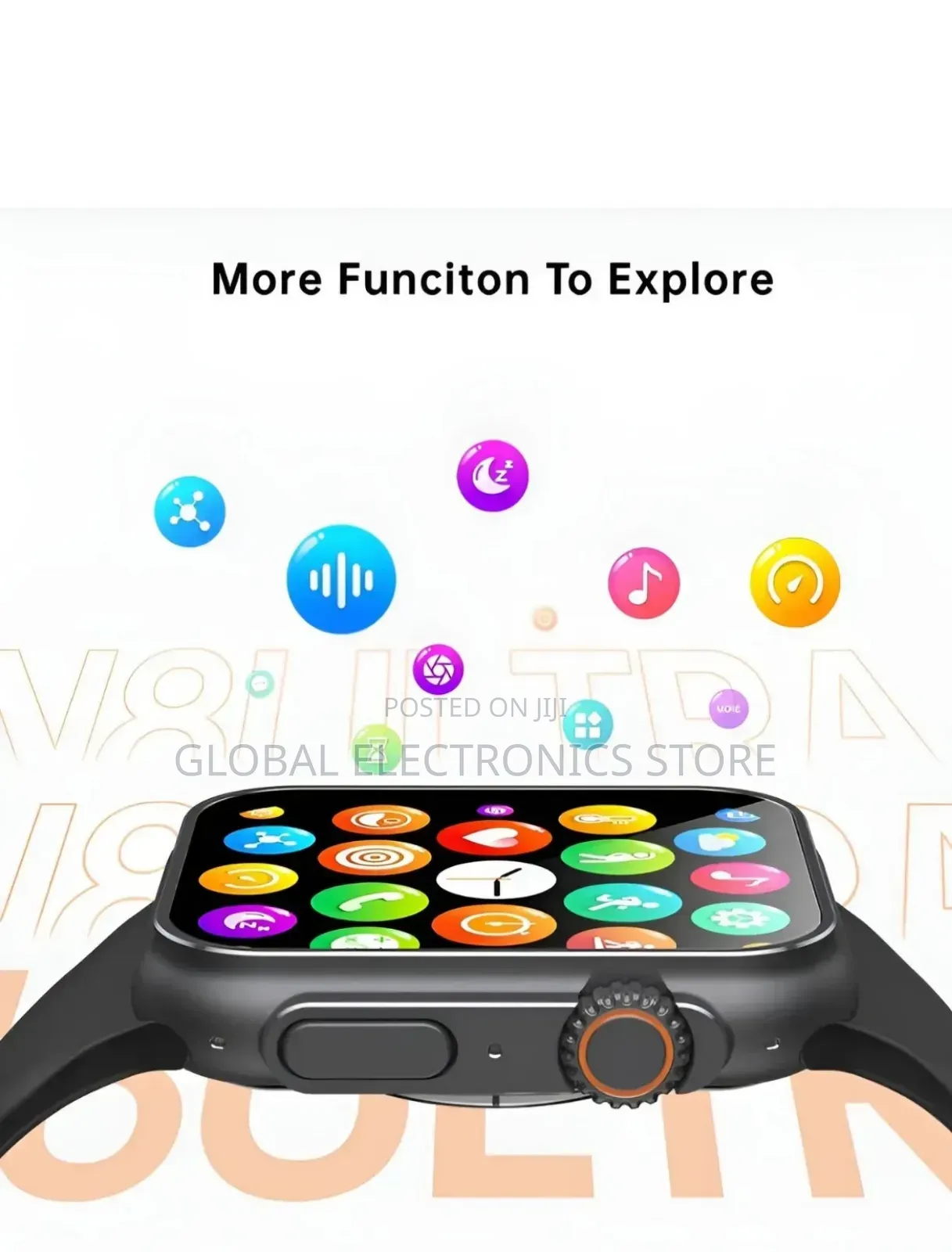 Hw Smart Watch With Tws Bluetooth Health Fitness Tracker Sport Watch