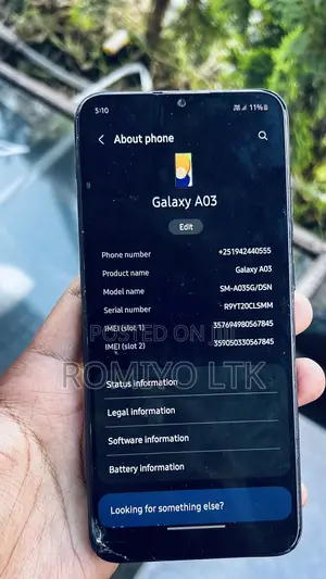 Samsung Galaxy A03 64 GB Blue