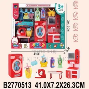 Laundery Play House Toys Set