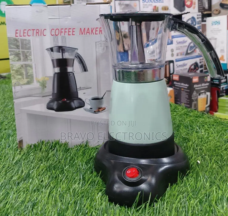 Electric Coffee Maker – 6 Cup | Fresh Coffee, Fast Easy!