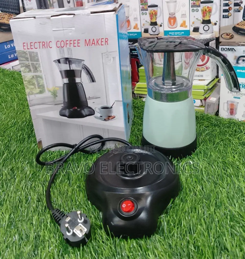 Electric Coffee Maker – 6 Cup | Fresh Coffee, Fast Easy!