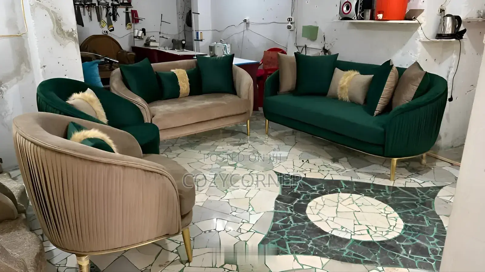 Ickle Sectional Sofa Set With Unbelievable Price. ሶፋ