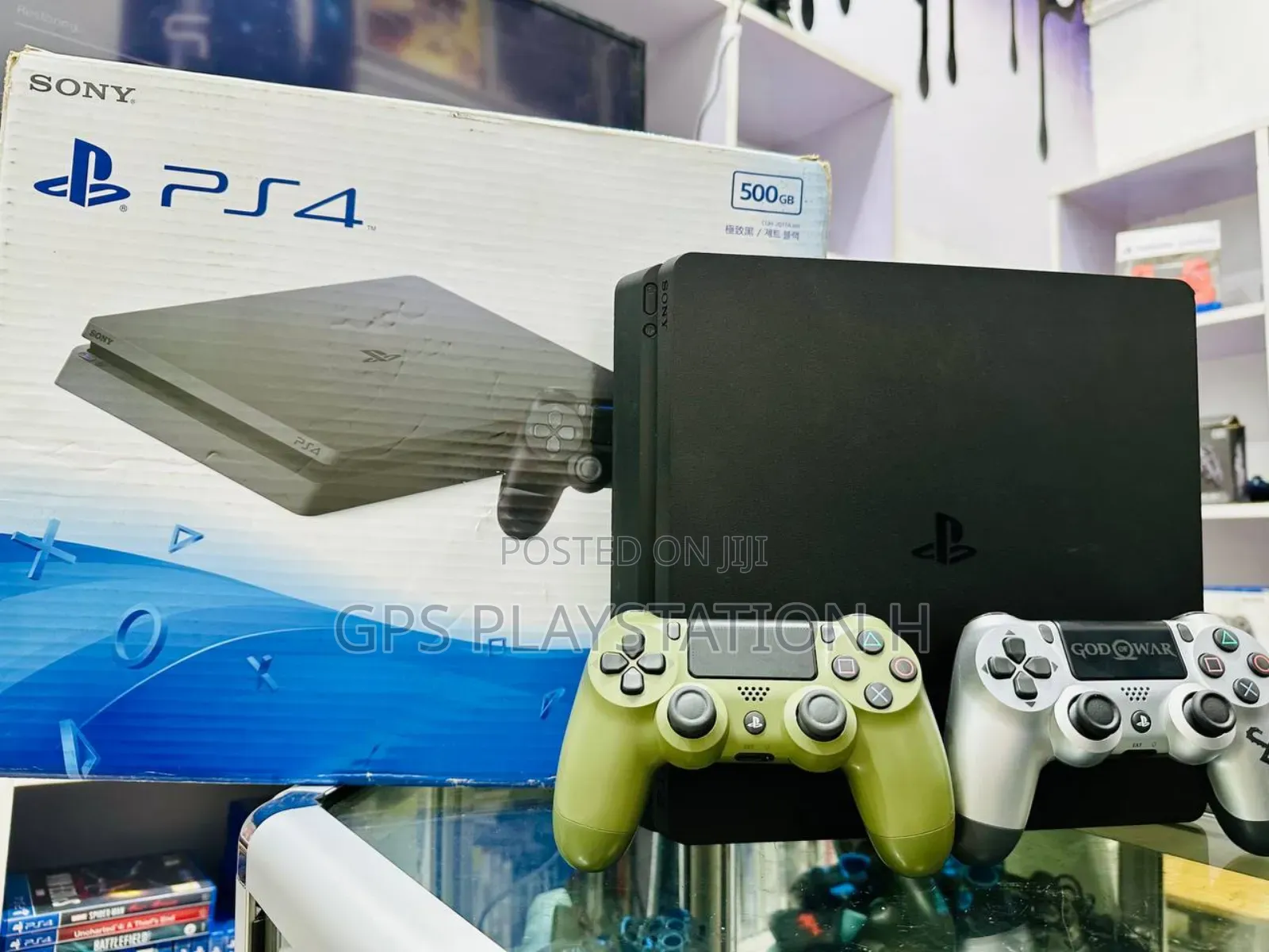 Playstation 4 Slim አዲስ ጄልብሬክ ያልተከፈተ ሙሉ ዋስትና የተረጋገጠgps