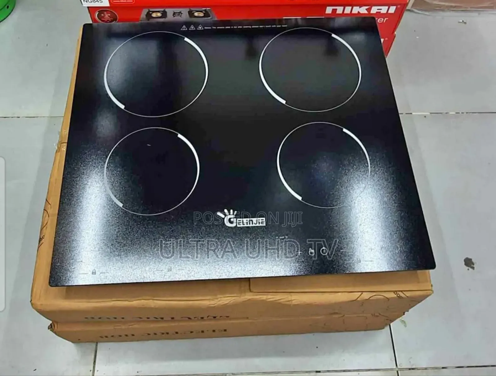 Gelinjie 4-Burner Electric Touch Stove.