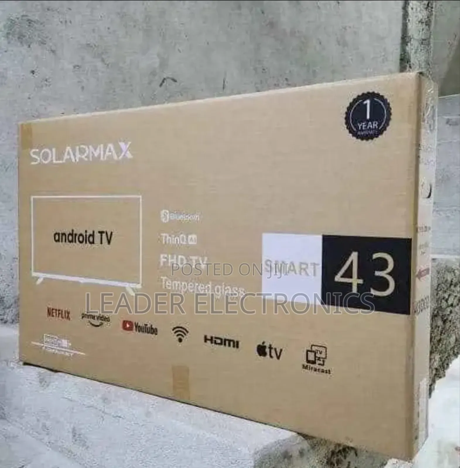 Solarmax 43'' Smart Android Tv – Smart Entertainment Made Easy!