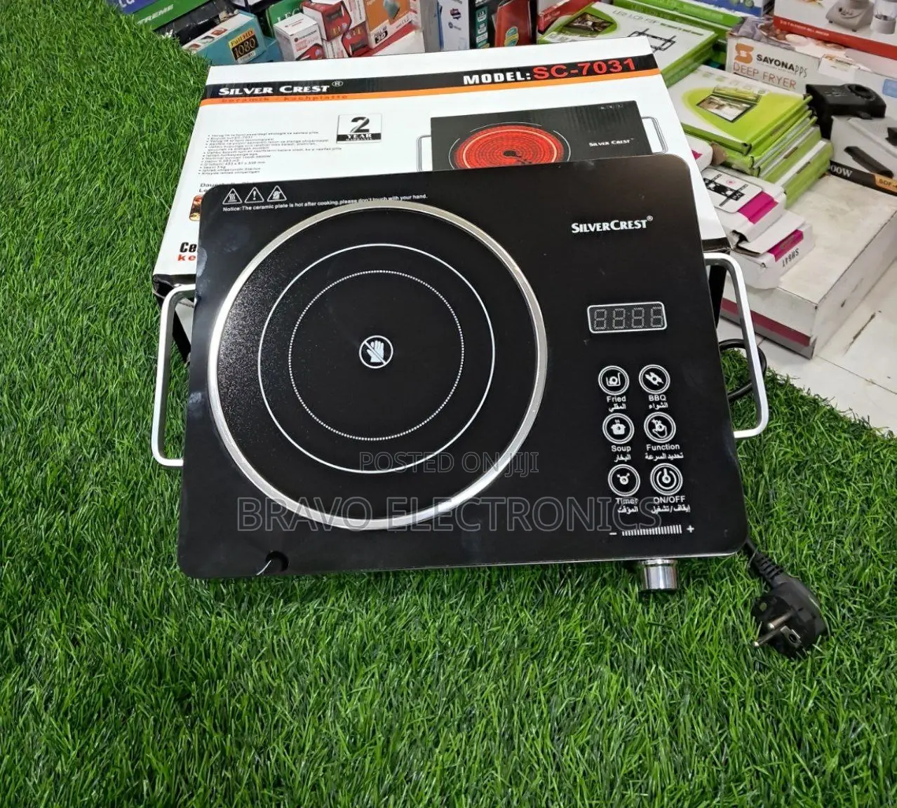 Silver Crust One-Touch Stove – Smart Cooking,Fast Heat Modern Design