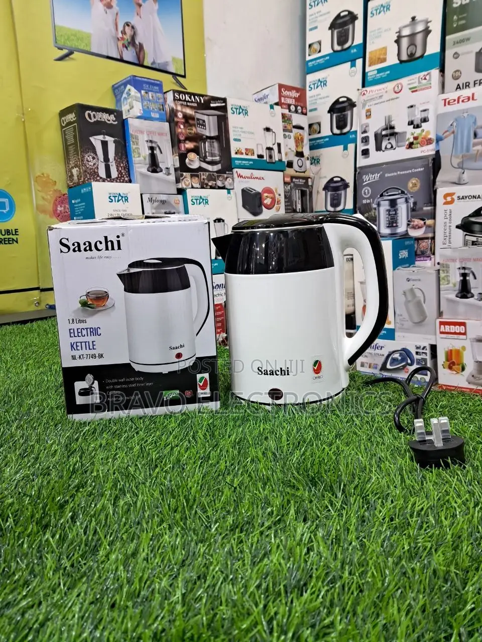 Saachi Electric Kettle – Fast Boiling, Safe Energy Efficient!