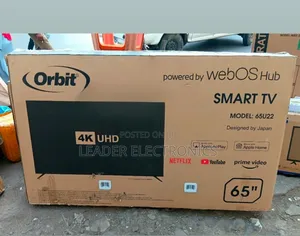 Orbit 65'' Smart Frameless Tv – 2025 Design, Borderless Brilliance