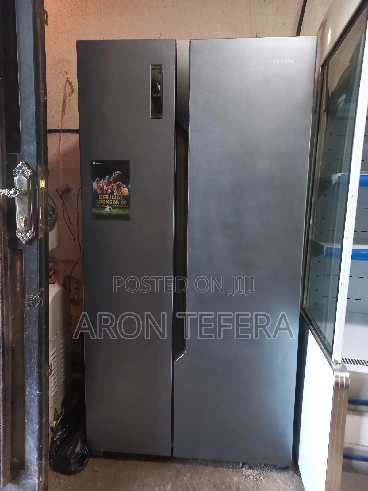 ሀይሰንስ ባለ ሁለት ተካፋች ፍሪጅ Hisense French Door Refrigerator
