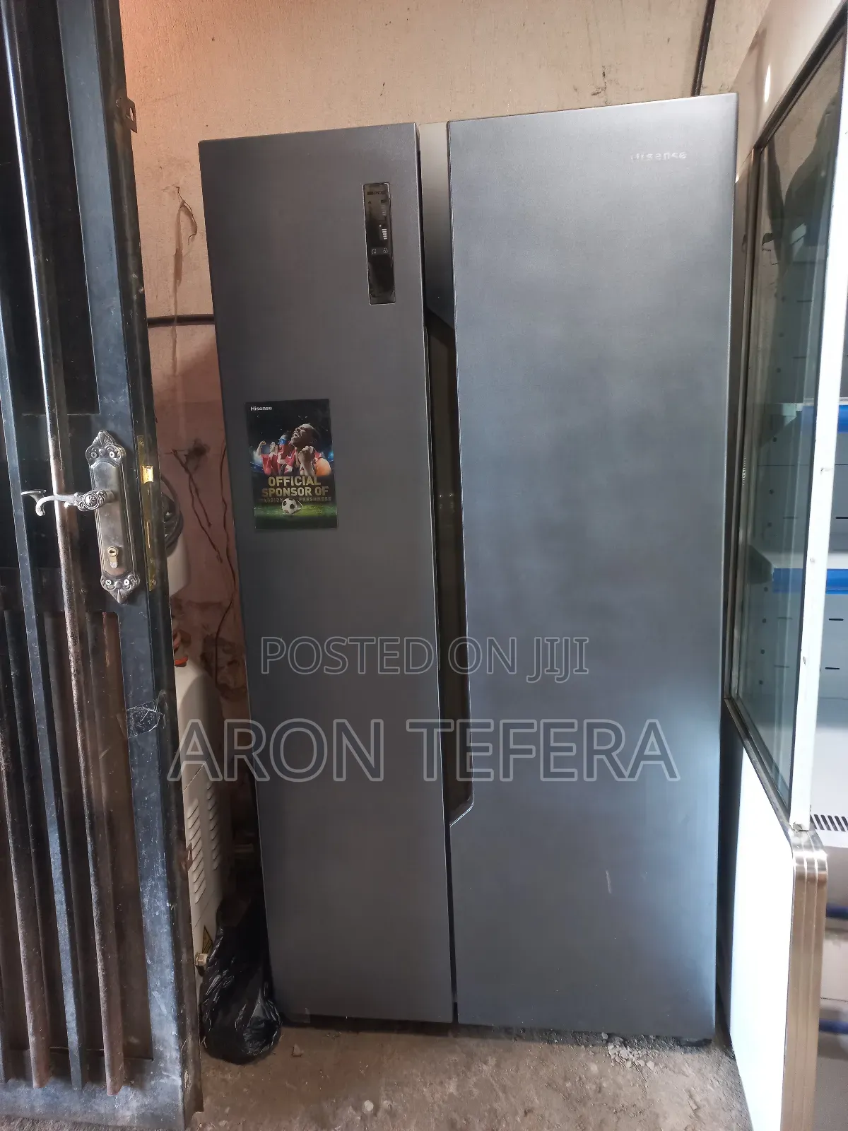 ሀይሰንስ ባለ ሁለት ተካፋች ፍሪጅ Hisense French Door Refrigerator
