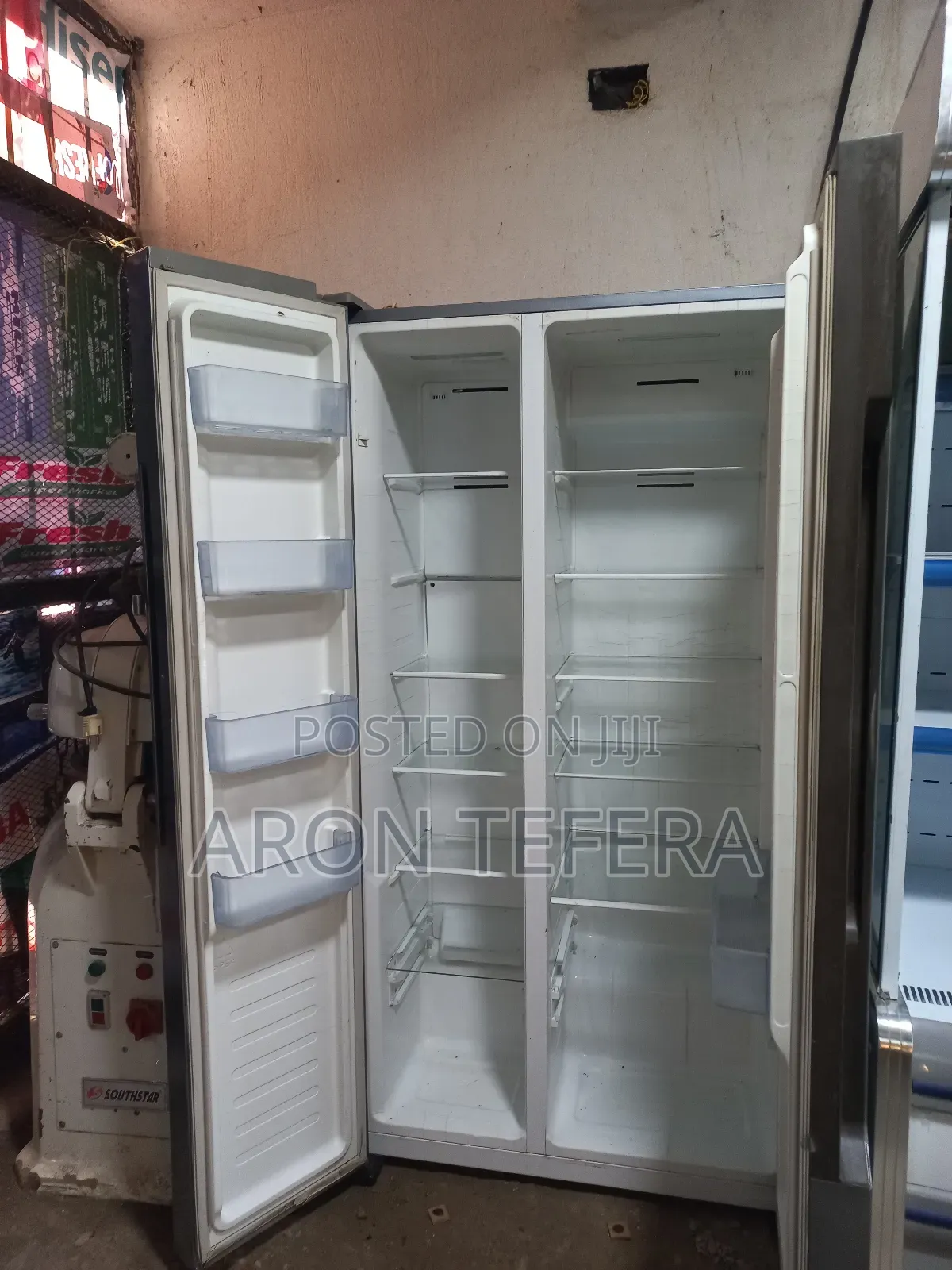 ሀይሰንስ ባለ ሁለት ተካፋች ፍሪጅ Hisense French Door Refrigerator