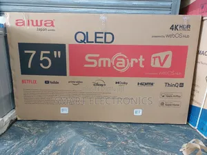 Aiwa 75-Inch Qled Smart Tv Running on Webos Hub, Offering