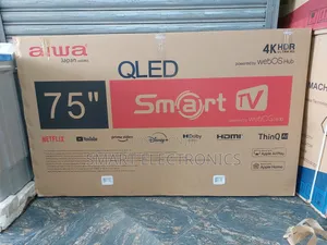 Aiwa 75-Inch Qled Smart Tv Running on Webos Hub, Offering