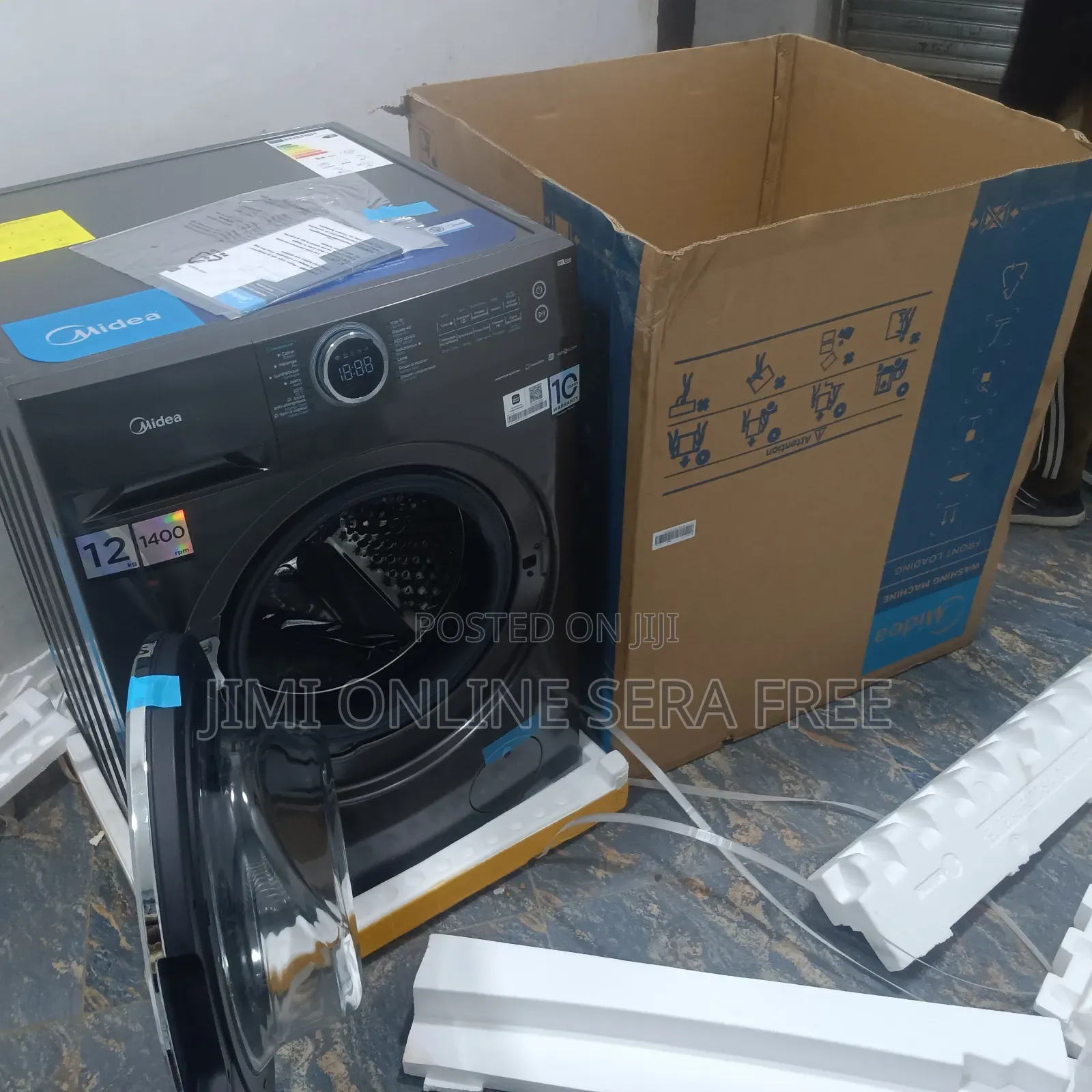 Midea Washig Mashine Front Loading 12kg