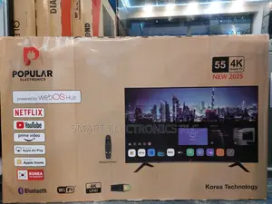 Popular 55" Smart Tv. Brand and Model: Popular Electronics 55"