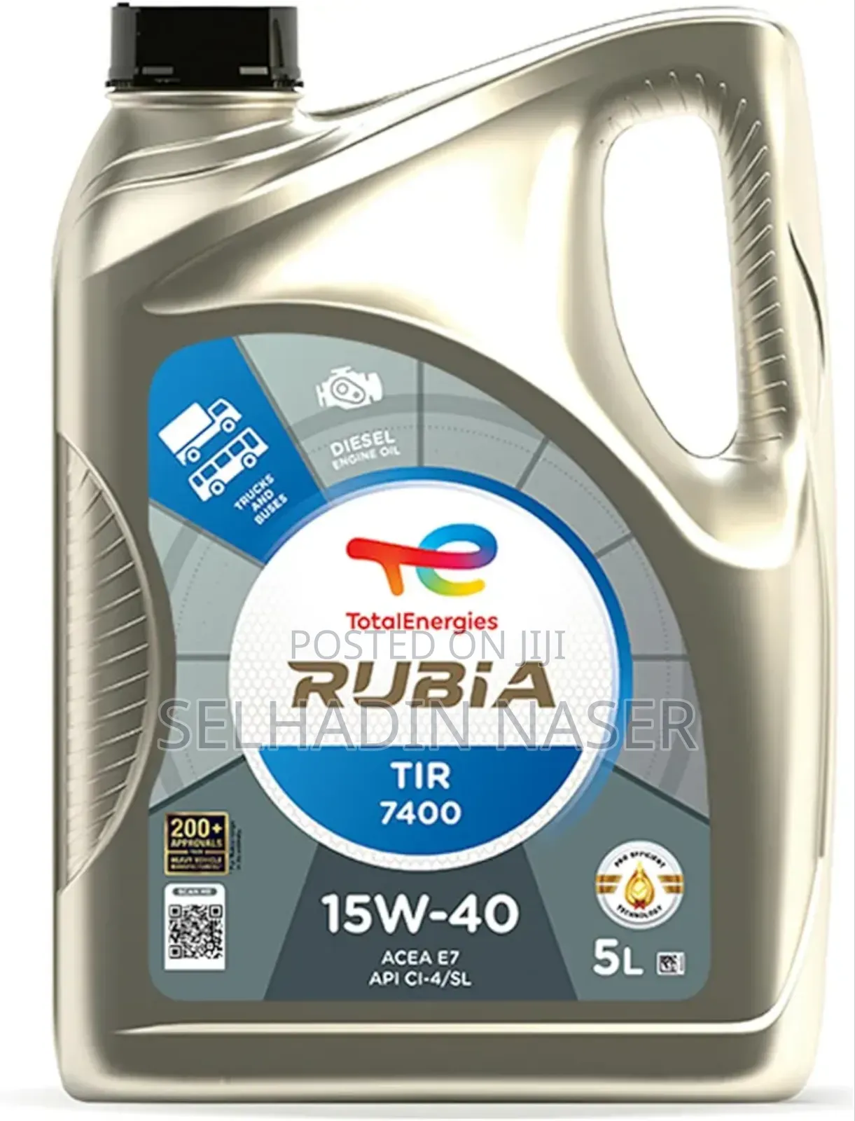 ቶታልኢነርጂስ ሩቢያ (Totalenergies Rubia) Tir 7400 15w-40 የናፍጣ ሞተር ዘይት