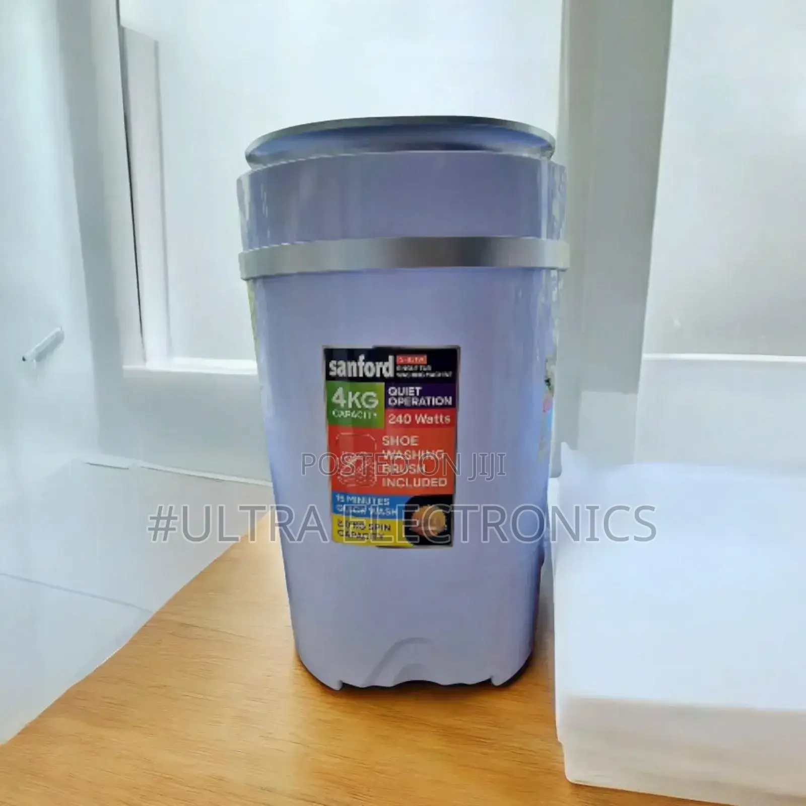 Sanford 4kg Mini Washing Machine. It Has a 4kg Wash Capacity and 2kg