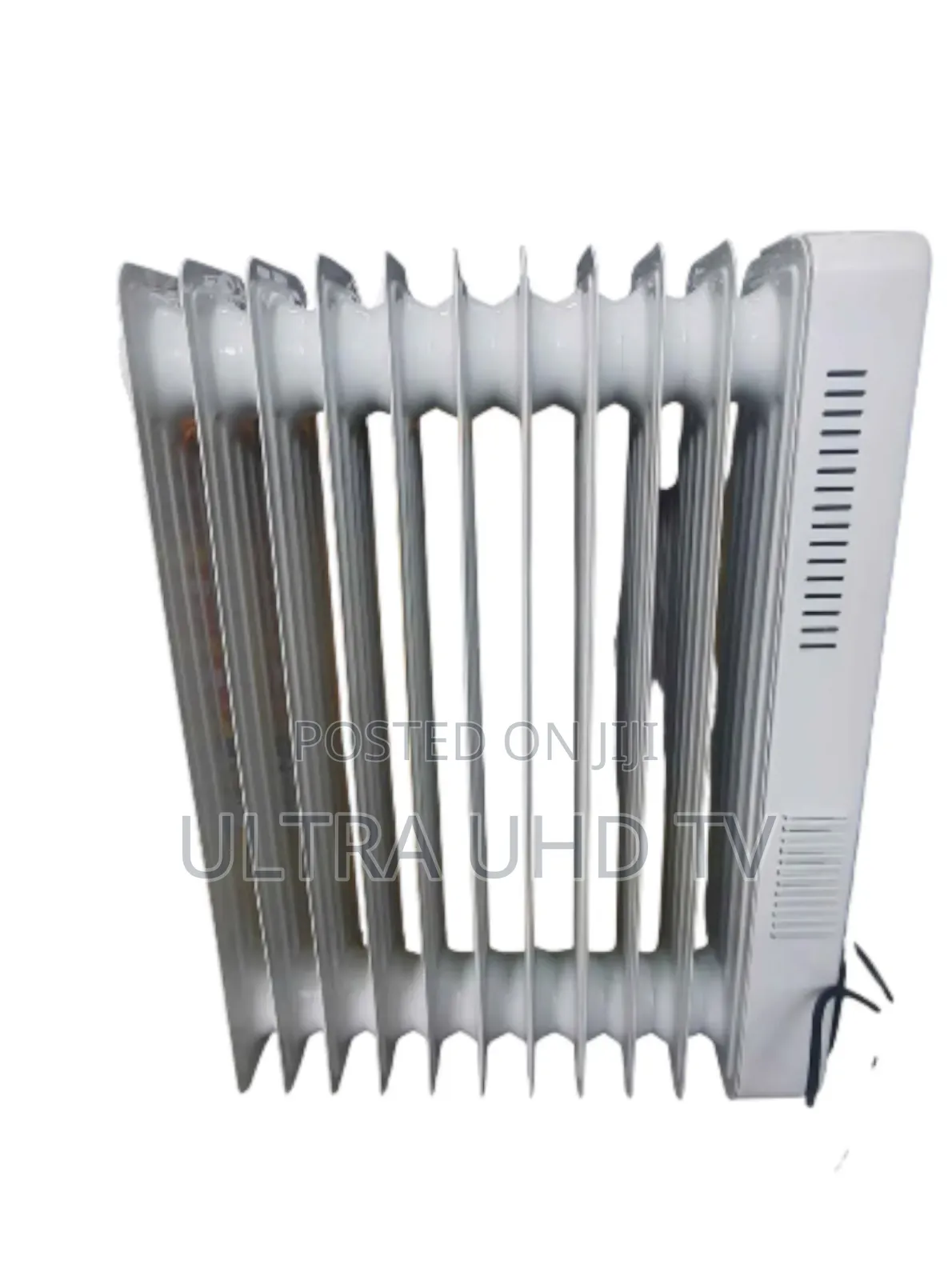 Electric Oil-Filled Radiator Heater, Also Known as a Column Heater.