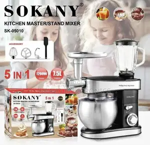 Sokany Stand Mixer + Kitchen Master 5-in-1 Kitchen Bundle