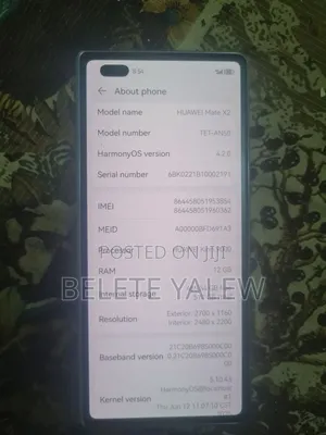 New Huawei Mate XS 2 512 GB White