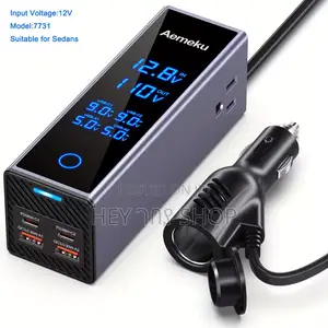 300w Car Power Inverter With 7 Ports Is Designed