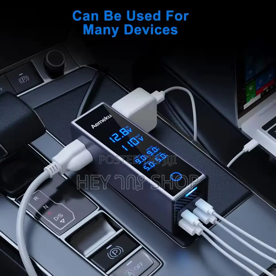 300w Car Power Inverter With 7 Ports Is Designed