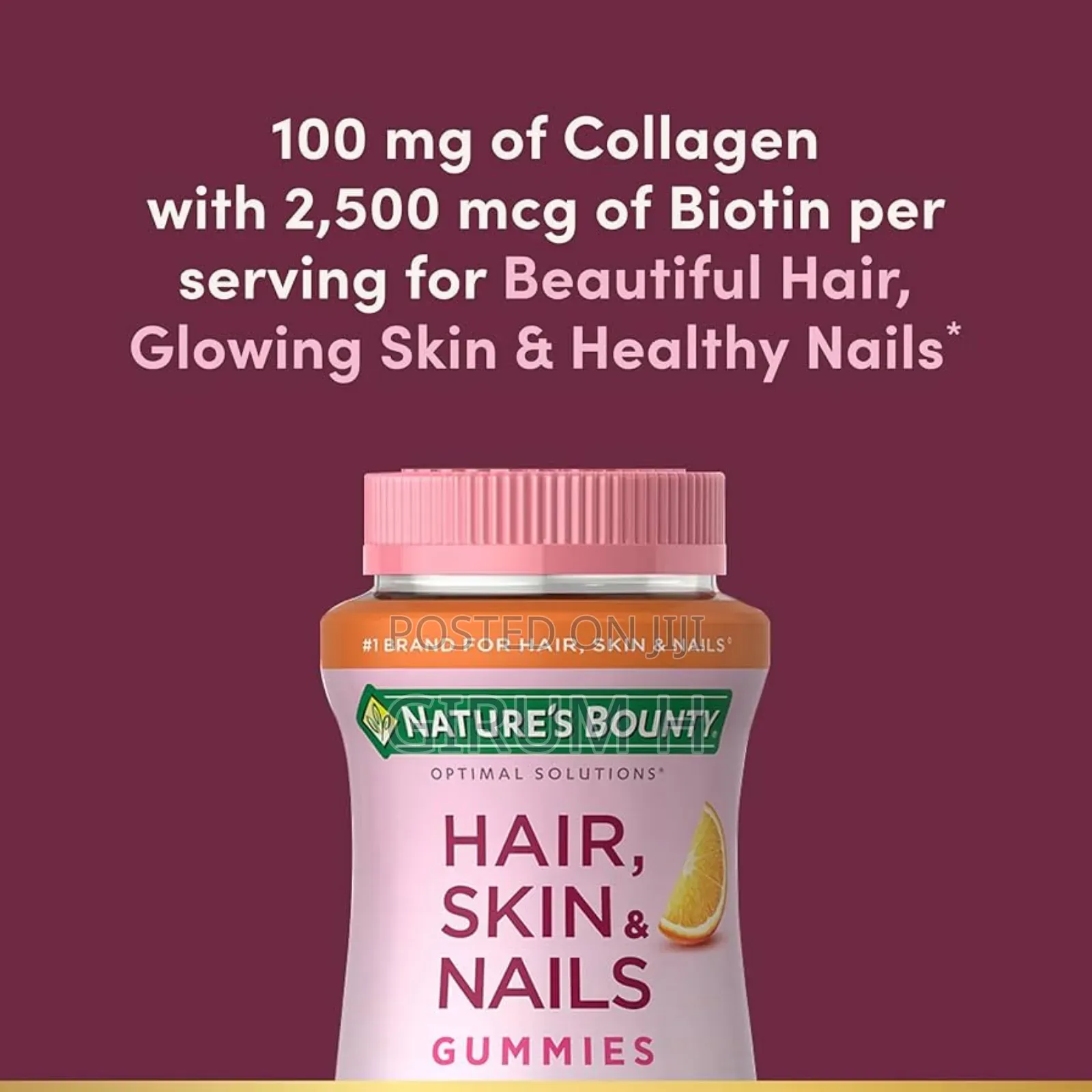 Nature's Bounty Optimal Solutions Hair, Skin Nails Gummies