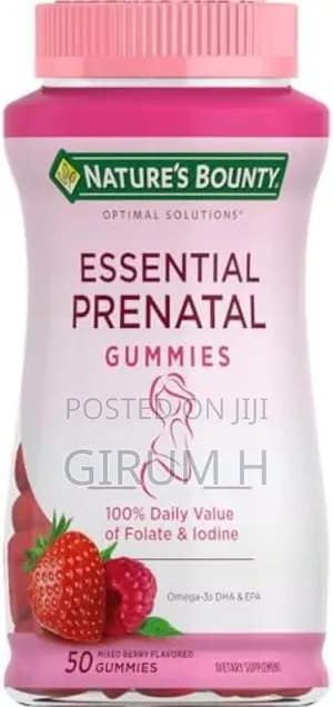 Nature's Bounty Optimal Solutions Essential Prenatal Gummies. 50/Count