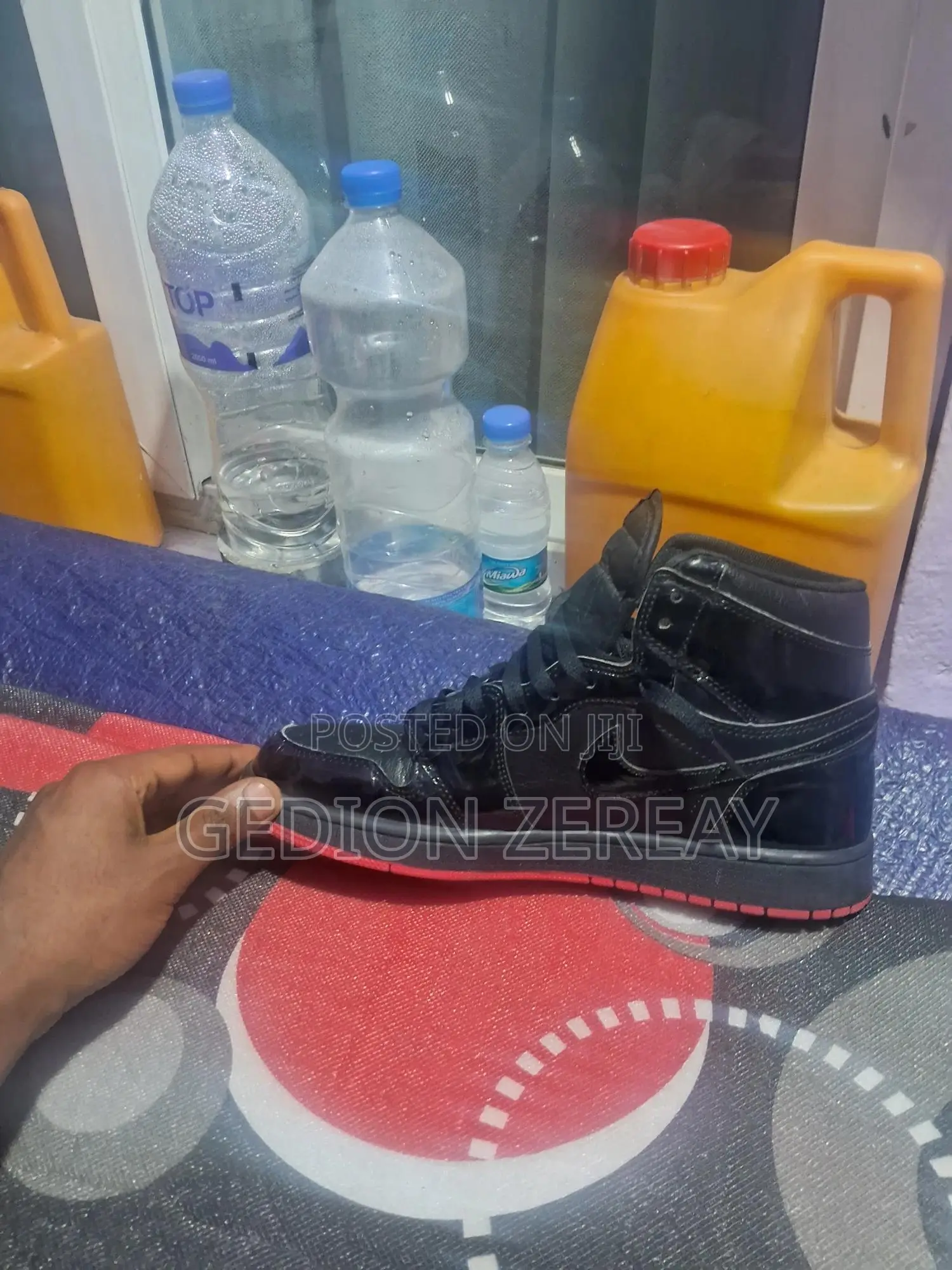 Air Jordan 1 Black and Red Bottom