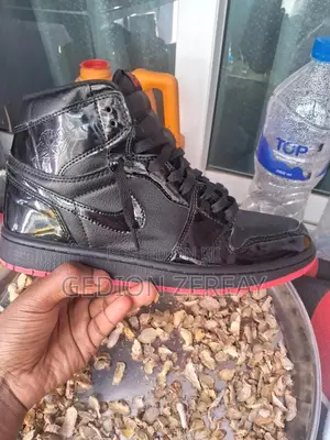 Air Jordan 1 Black and Red Bottom