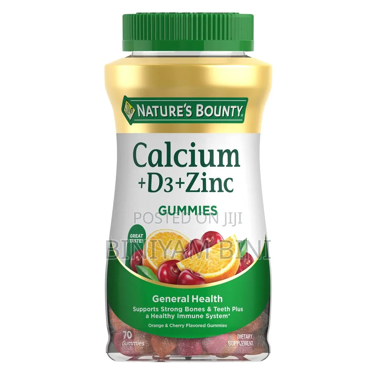 Calcium D3+Zinc 70 Gummies