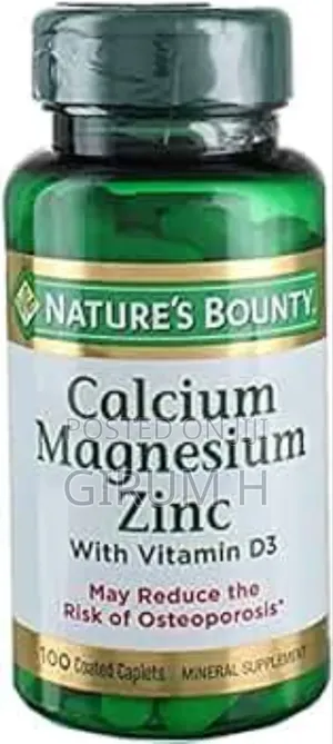 Nature's Bounty Calcium Magnesium Zinc With Vitamin D3 Supplement