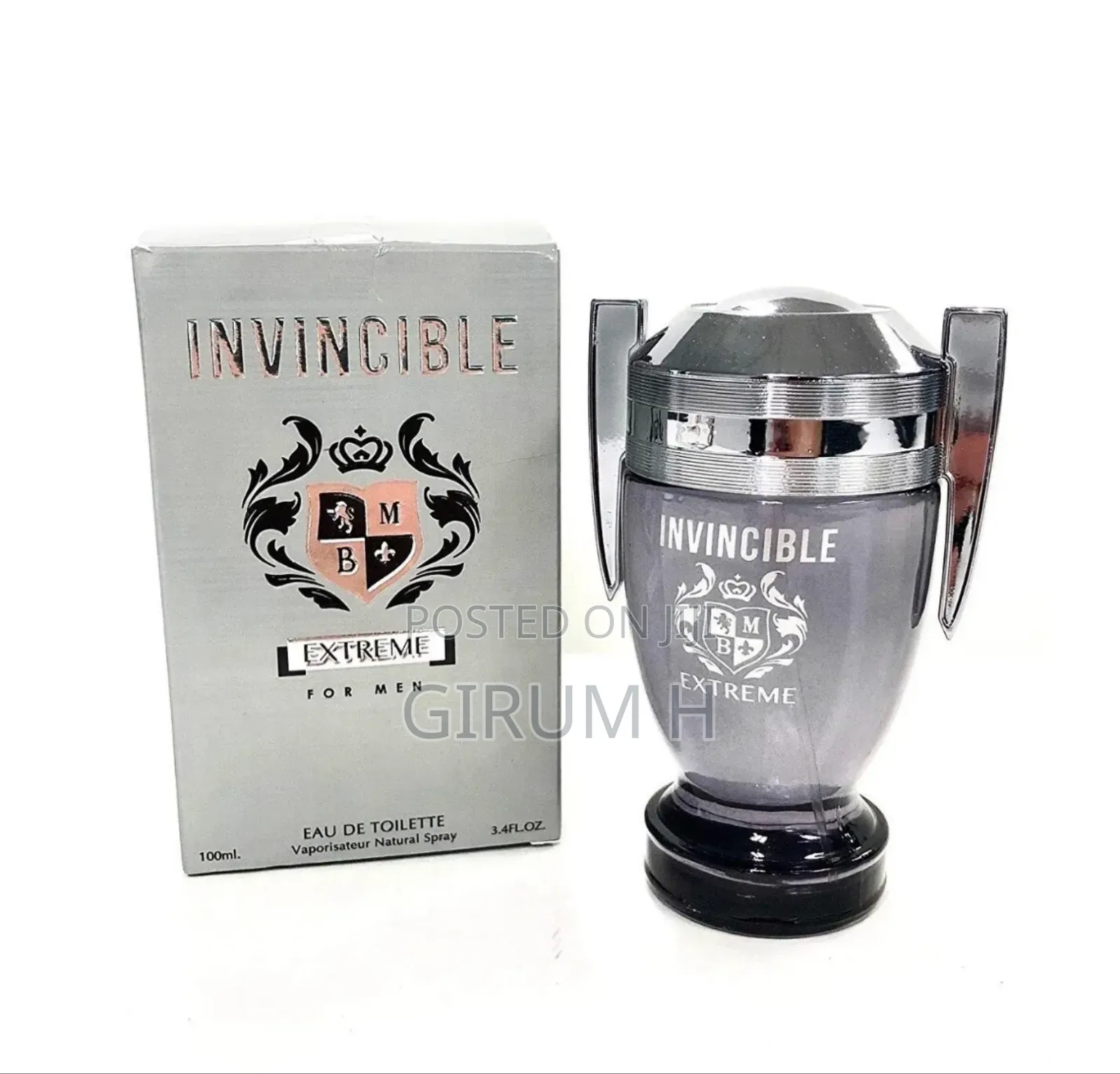 Mirage Brands Invincible Extreme for Men 3.4fl Oz