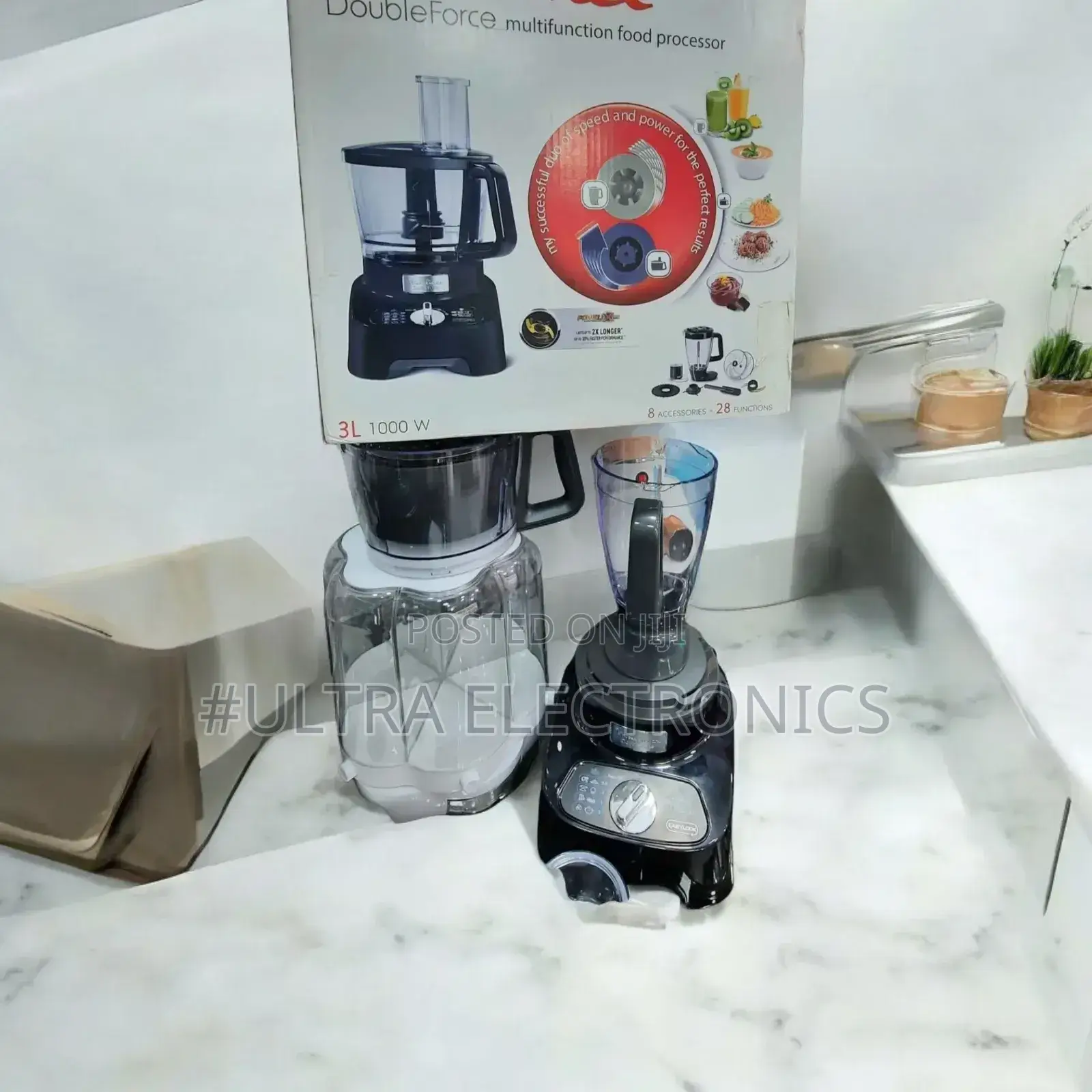 Moulinex Double Force Food Processor.The Main Bowl Capacity Is 3 L.