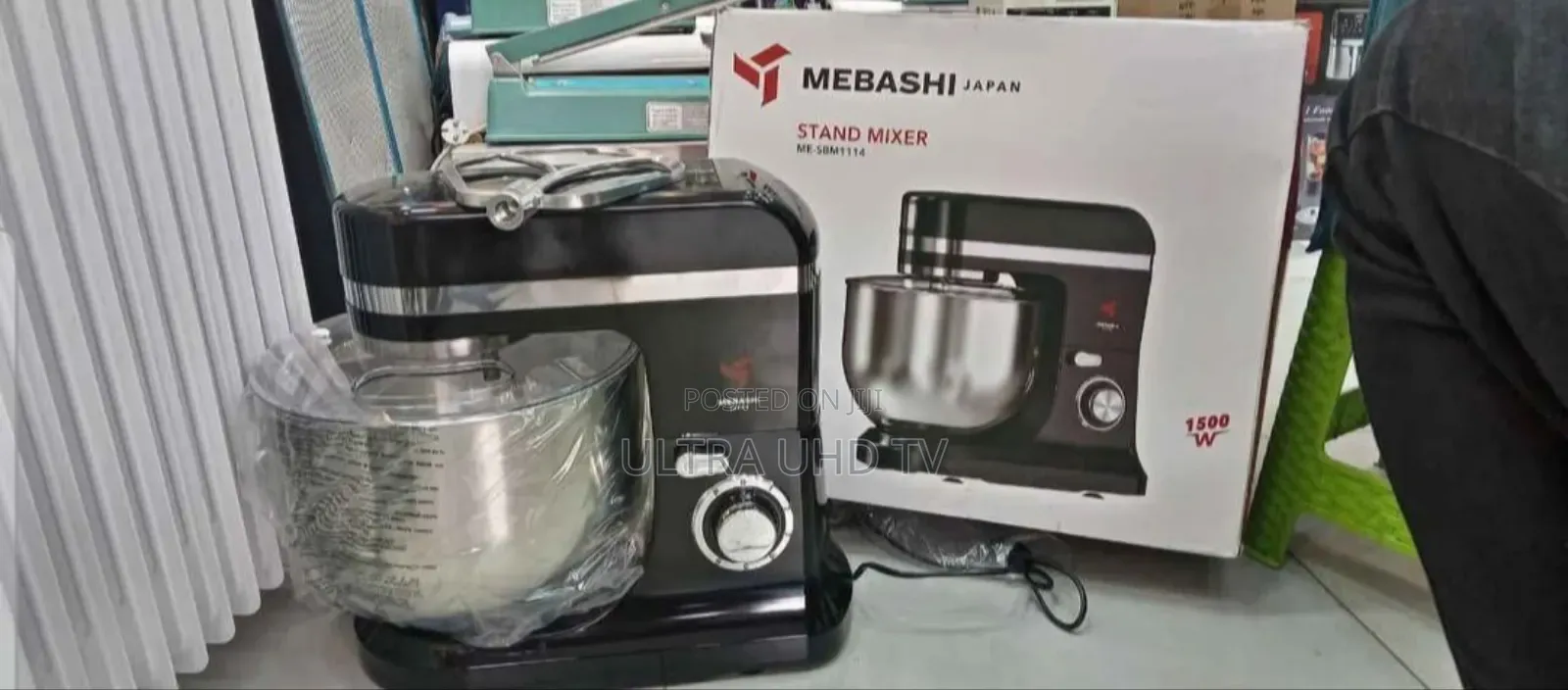 Mebashi Me-Sbm1114 Stand Mixer. It Has a Powerful 1500 W Motor.