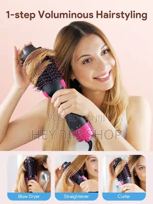 3in1 One Step Hair Dryer Styler/ 3 ጥቅሞችን አንድ ላይ የያዘ
