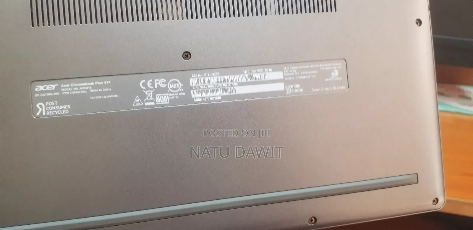 Laptop Acer 4GB Intel Core I3 HDD+SSD 500GB