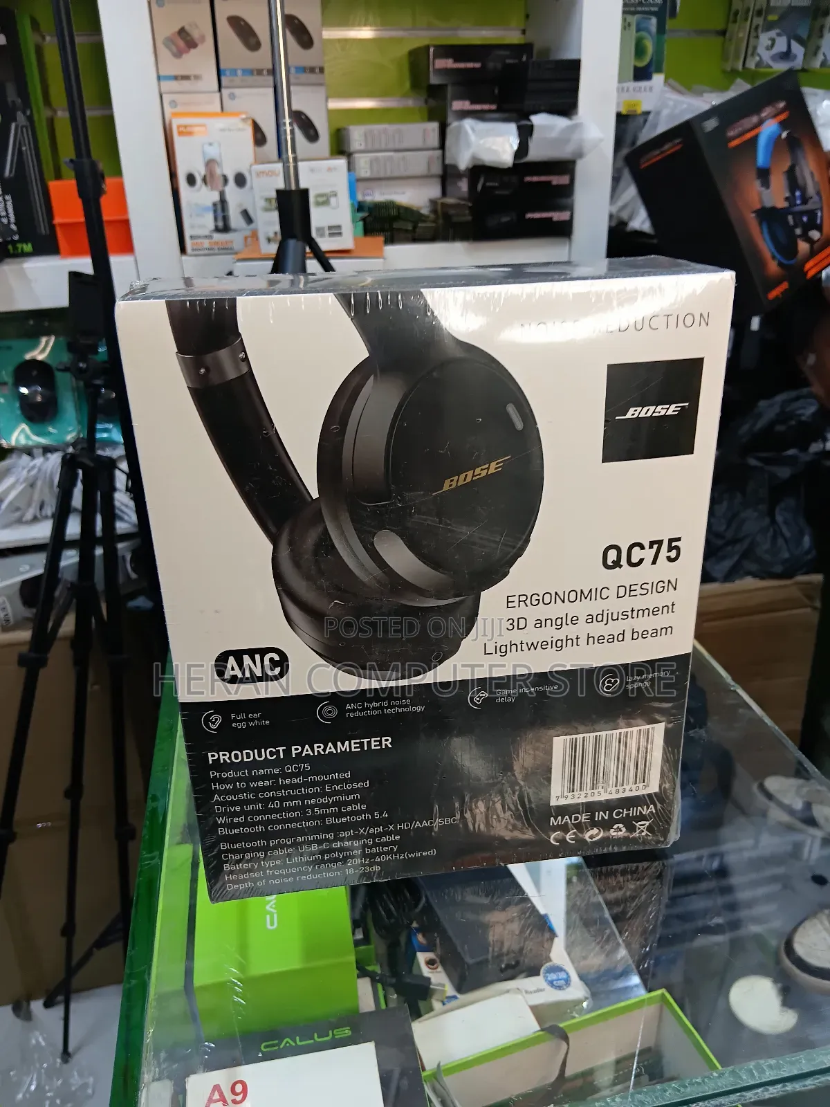 Bose Super Bass Noise Canceling Headset Bluetooth Headphone