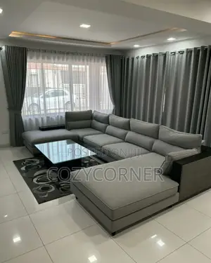 Sleek U Shape Sofa For Smooth Living. ሶፋ